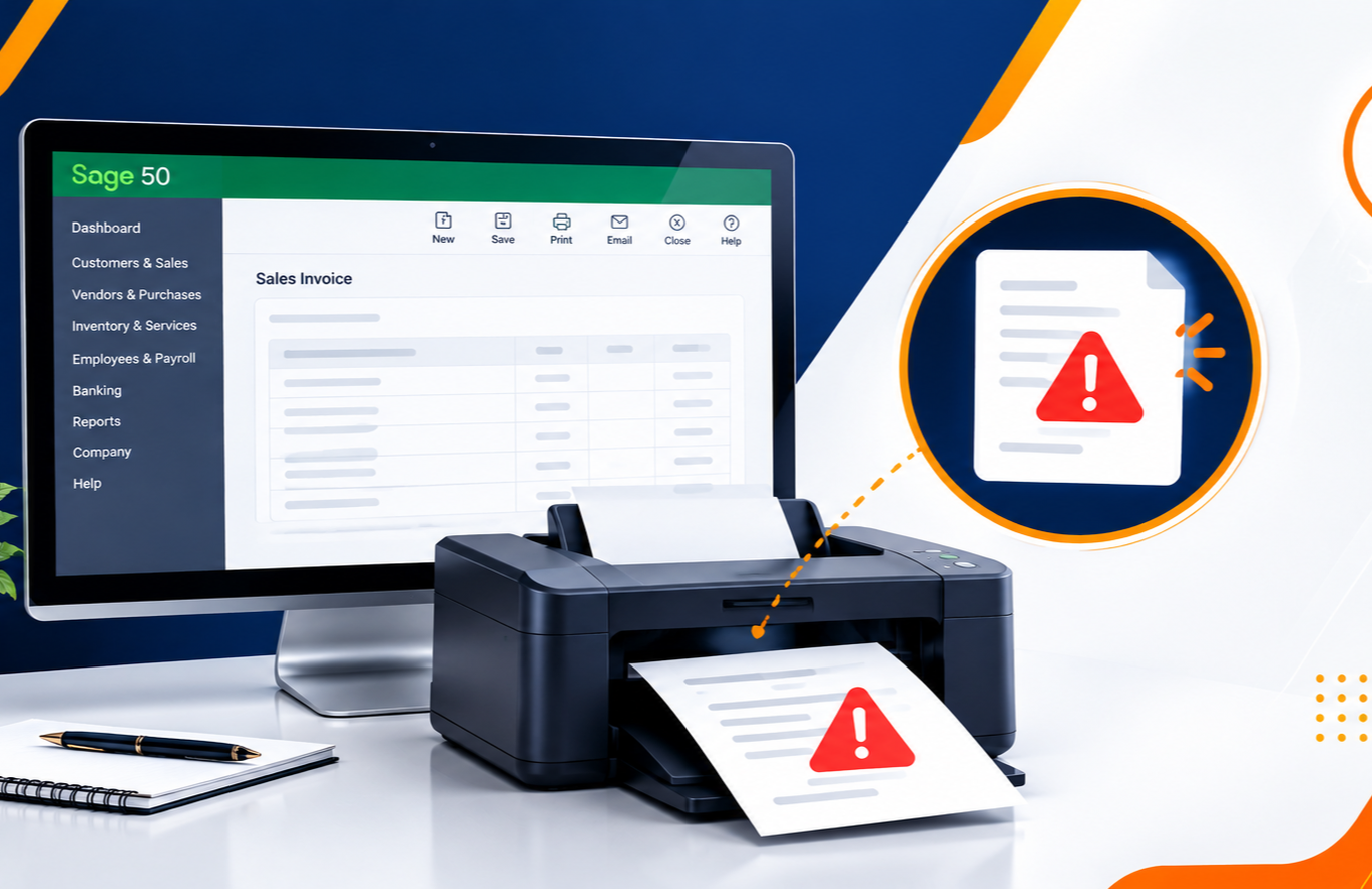 Sage 50 Printing Issue: Step-by-Step Guide to Resolving the Printing Issue